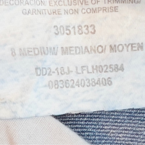 Lee Relaxed Fit Straight Leg Mid Rise Size 8 Medium Blue Denim Jeans 5 Pockets - Picture 12 of 13